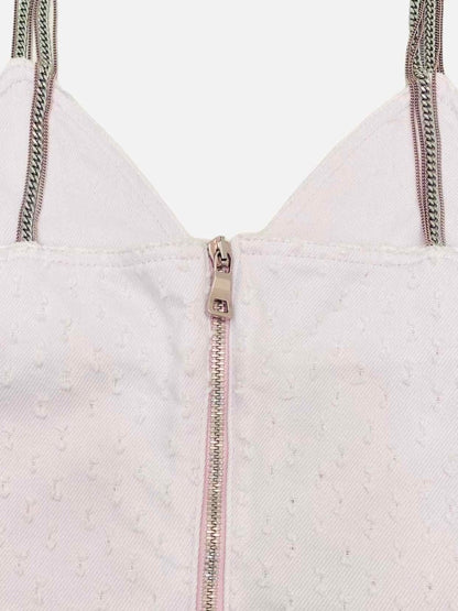 Pre-loved BALMAIN Embellished Strap Light Pink Camisole from Reems Closet