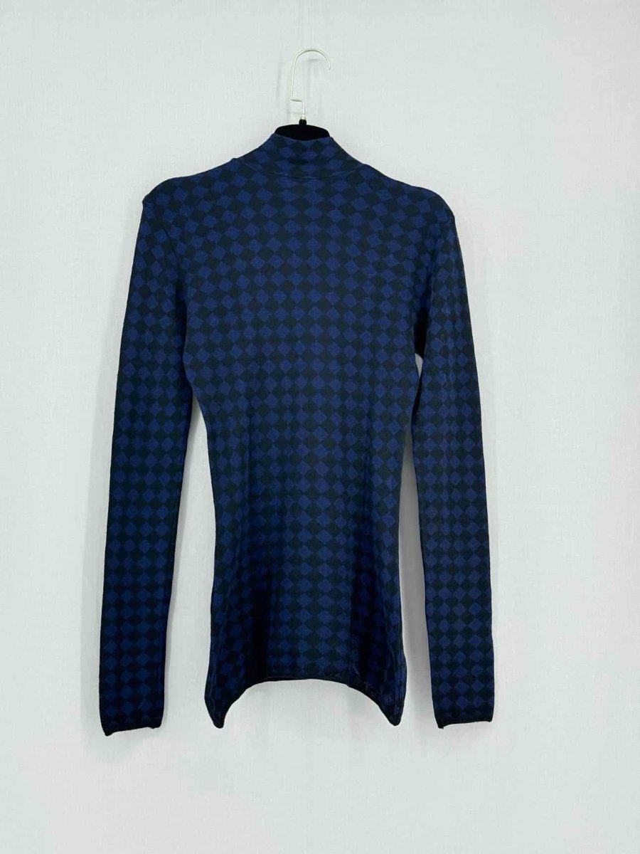Pre - loved BALMAIN Navy Blue & Black Size US 2 Top at Reems Closet