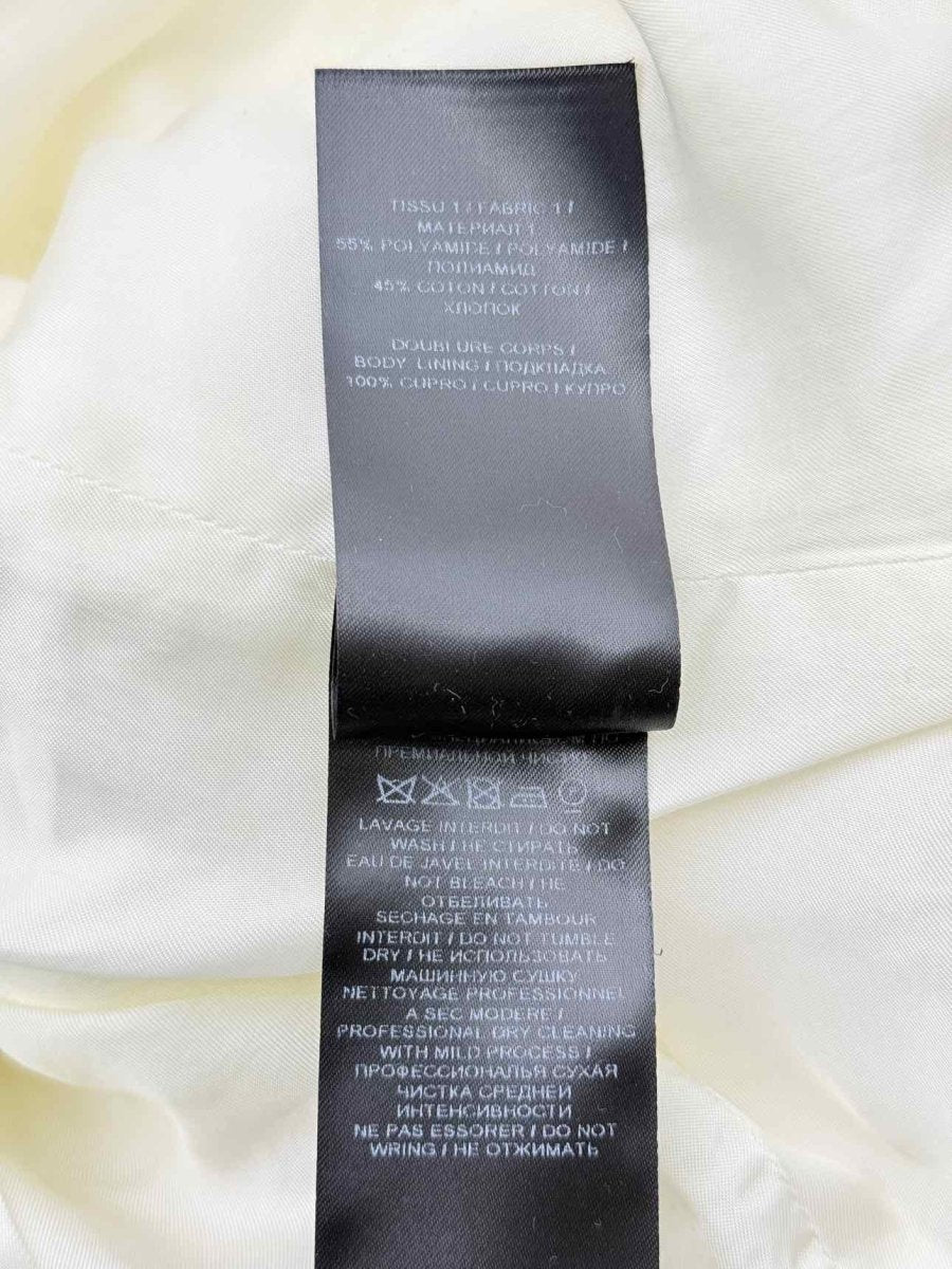 Pre - loved BALMAIN White Tweed Size US 2 Jacket at Reems Closet