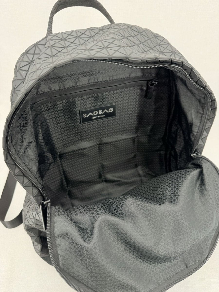Pre - loved BAO BAO Daypack Reflector Grey Backpack at Reems Closet