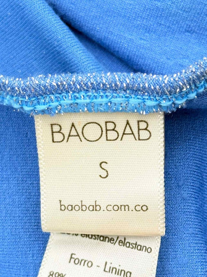 Pre-loved BAOBAB Atlas Blue Glitter Size Small Long Dress at Reems Closet