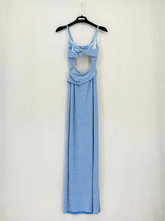 Pre-loved BAOBAB Atlas Blue Glitter Size Small Long Dress at Reems Closet