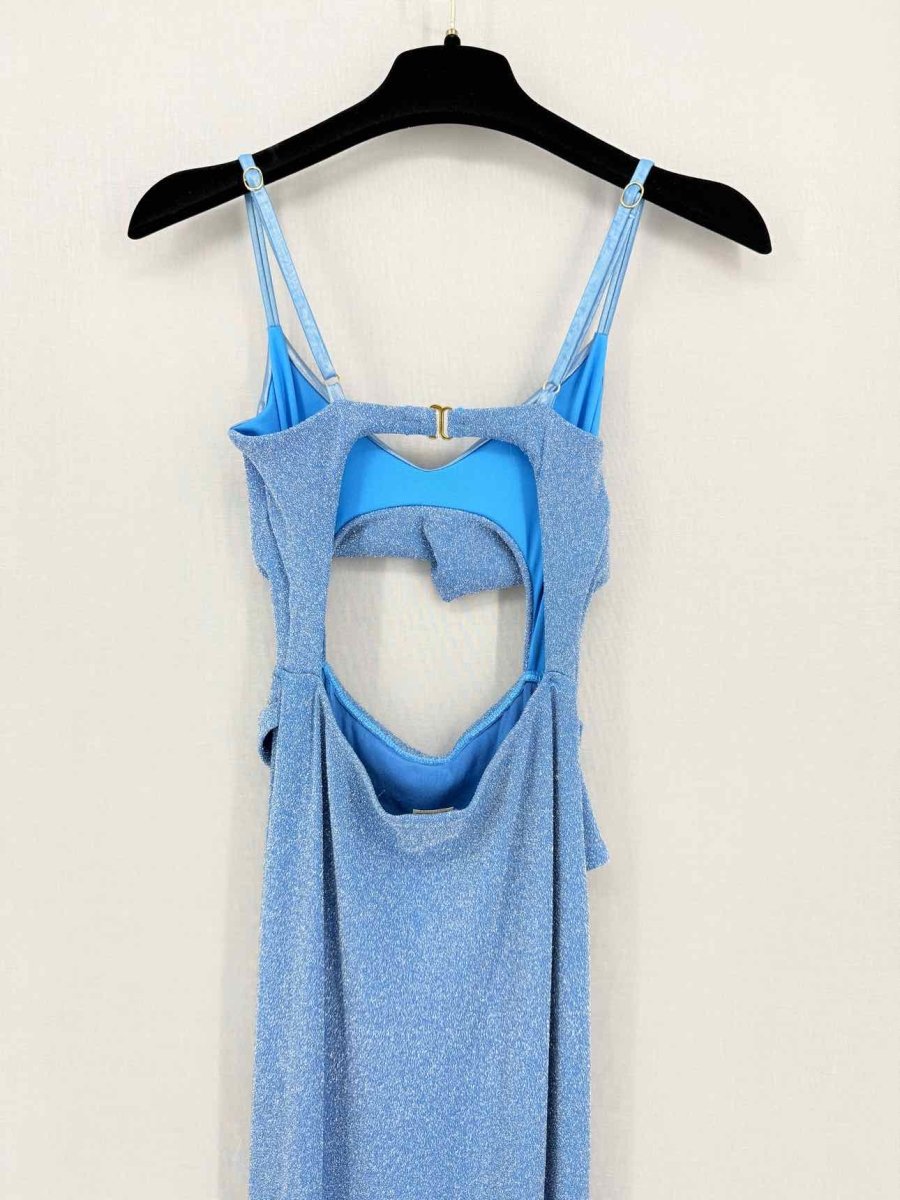 Pre-loved BAOBAB Atlas Blue Glitter Size Small Long Dress at Reems Closet