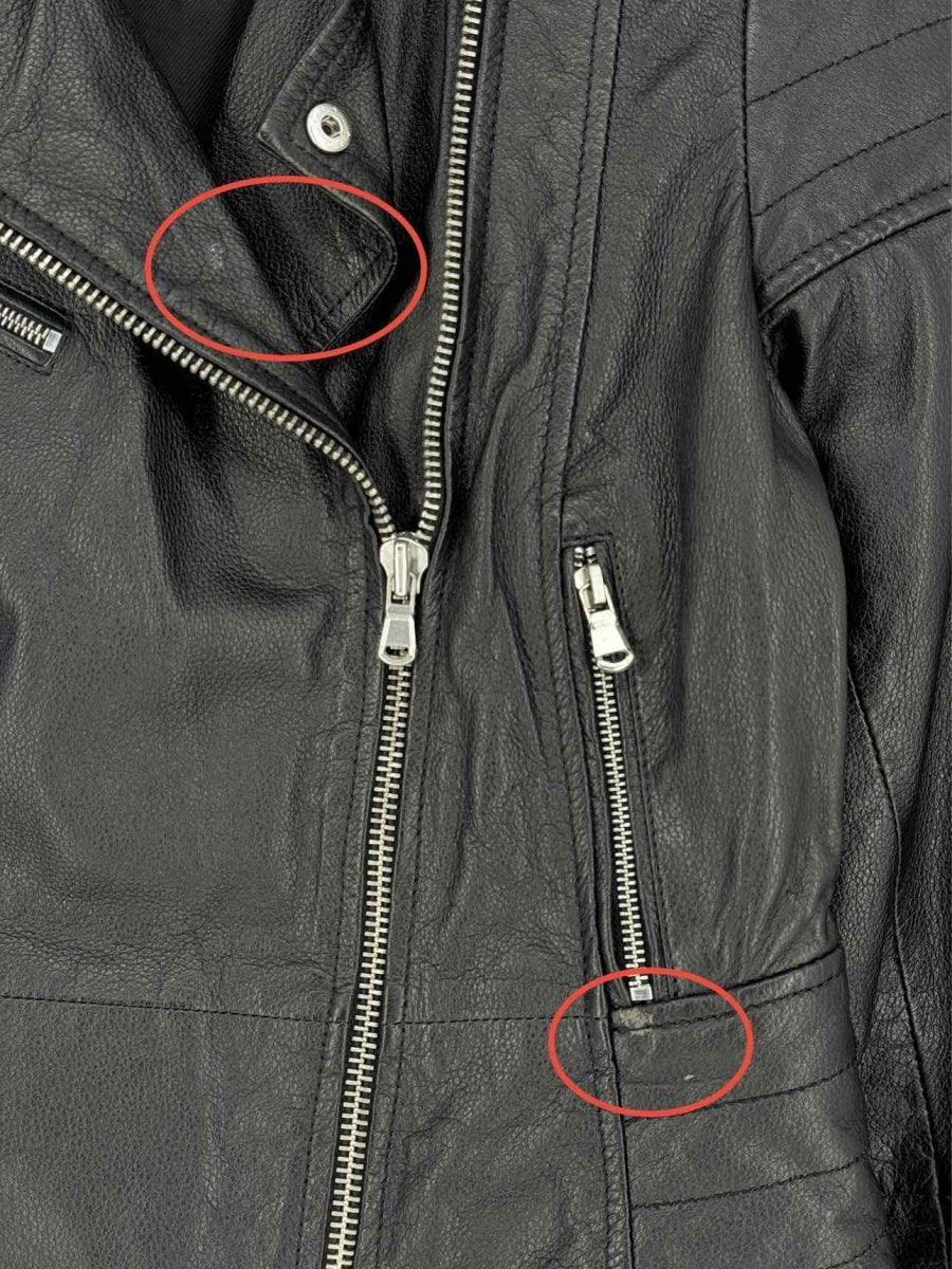 Pre - loved BARNEYS Biker Black Size US 8 Jacket at Reems Closet