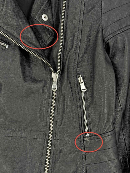 Pre - loved BARNEYS Biker Black Size US 8 Jacket at Reems Closet