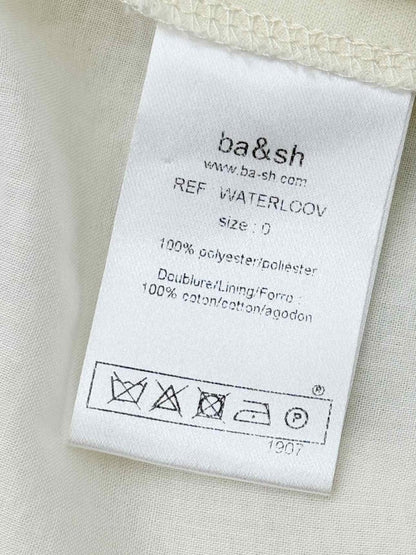 Pre-loved BA&SH Off-white Size US 0 Short Dress at Reems Closet