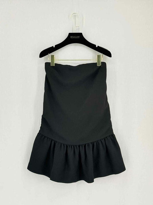 Pre-loved BA&SH Tube Black Size XSmall Short Dress at Reems Closet