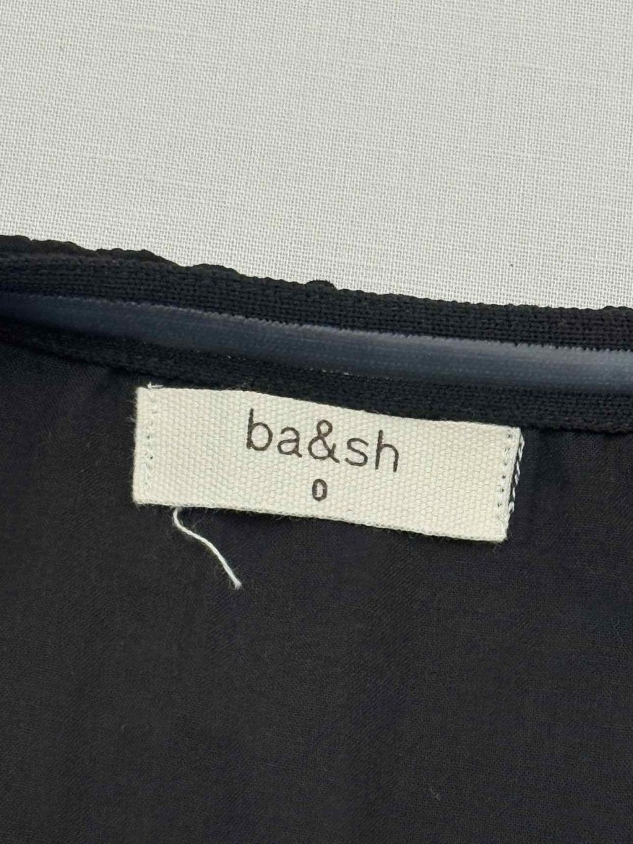 Pre-loved BA&SH Tube Black Size XSmall Short Dress at Reems Closet