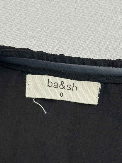 Pre-loved BA&SH Tube Black Size XSmall Short Dress at Reems Closet