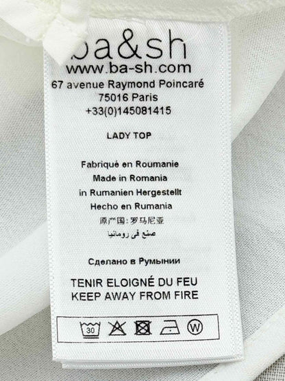 Pre - loved BA&SH White Size Large Blouse at Reems Closet