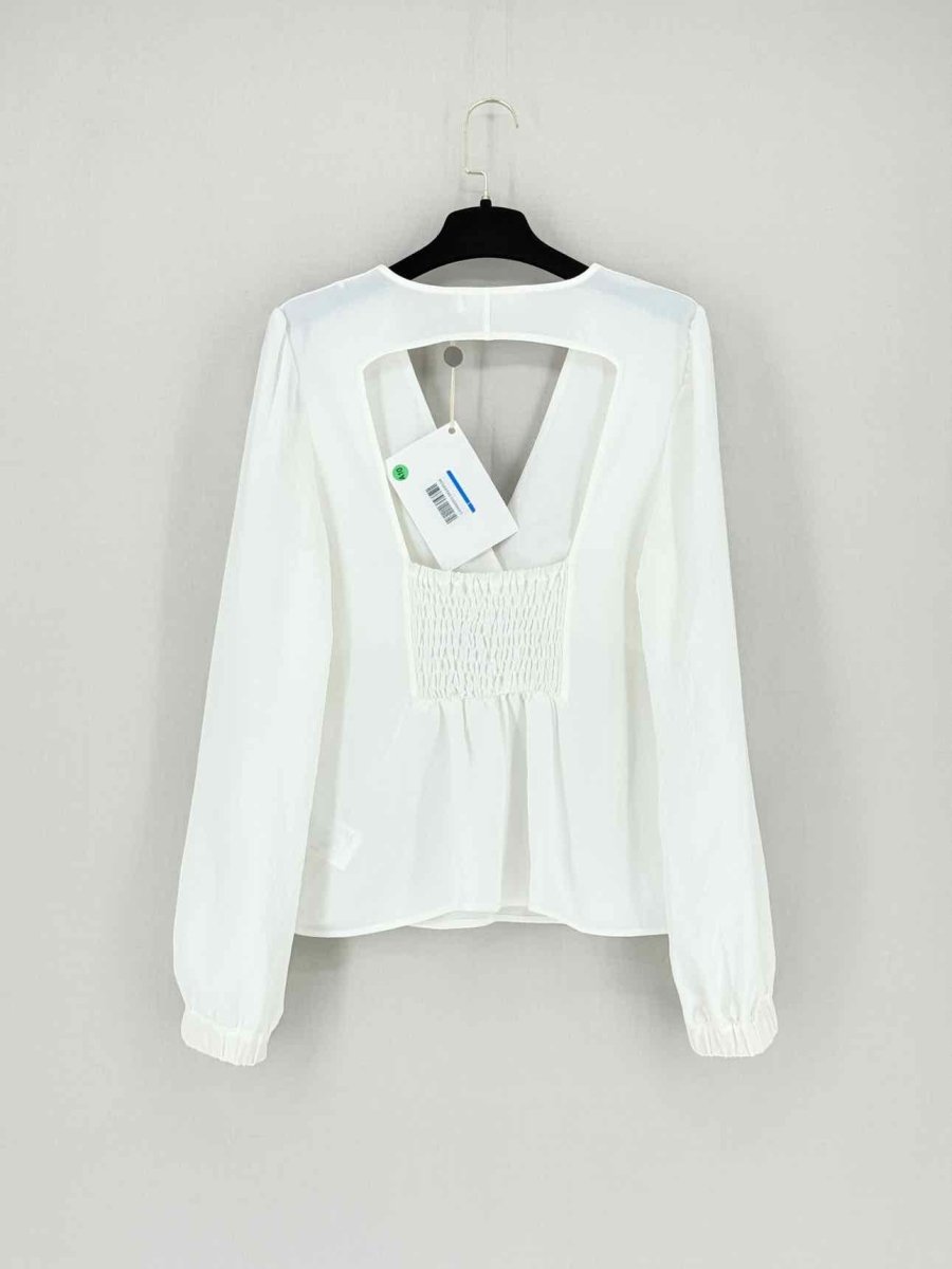 Pre - loved BA&SH White Size Large Blouse at Reems Closet