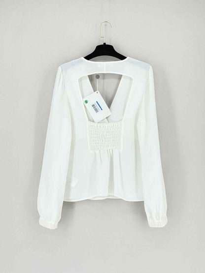 Pre - loved BA&SH White Size Large Blouse at Reems Closet