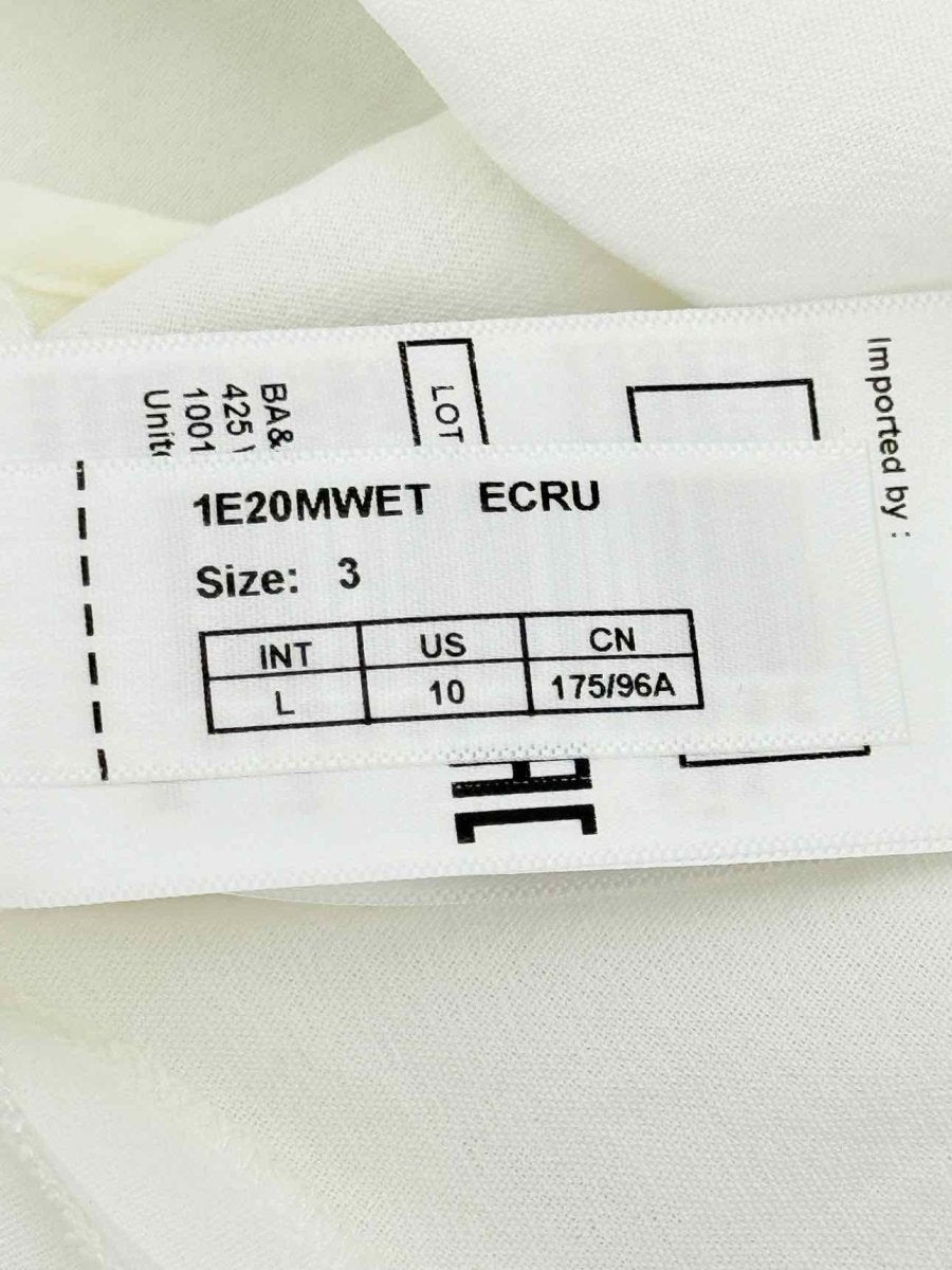 Pre - loved BA&SH White Size Large Blouse at Reems Closet