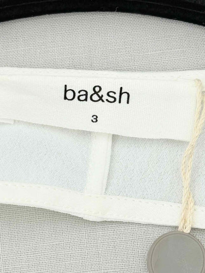 Pre - loved BA&SH White Size Large Blouse at Reems Closet
