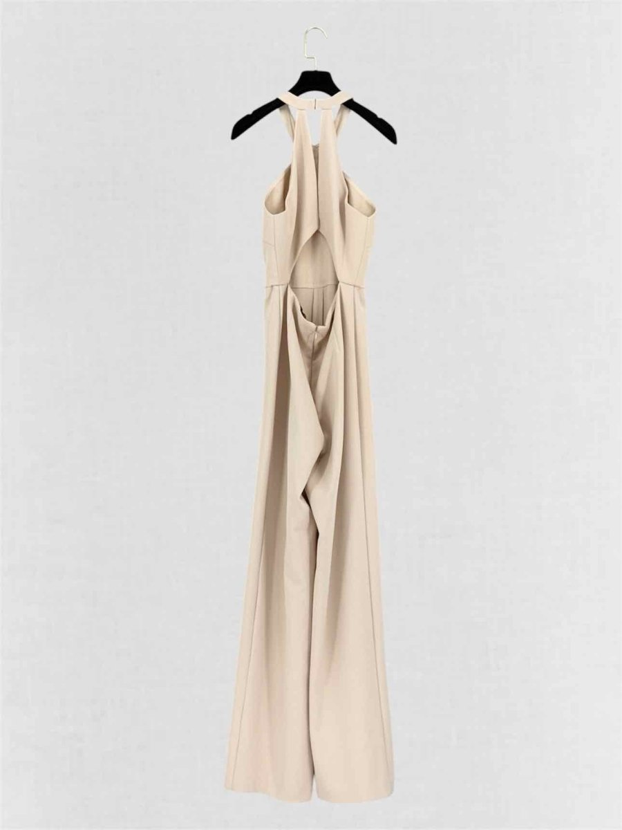 Pre-loved BCBG MAXAZRIA Beige Size XSmall Jumpsuit at Reems Closet