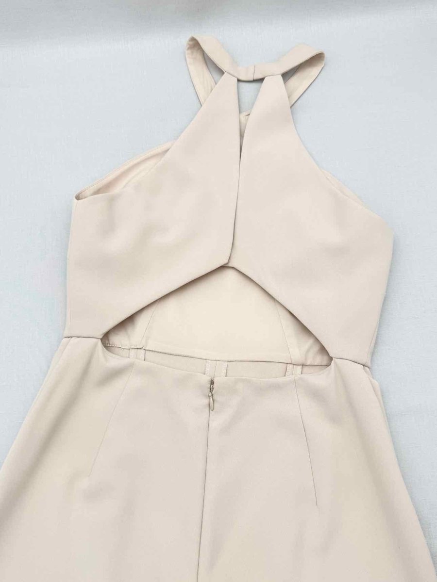 Pre-loved BCBG MAXAZRIA Beige Size XSmall Jumpsuit at Reems Closet