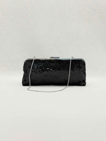 Pre-loved BCBG MAXAZRIA Black Clutch at Reems Closet