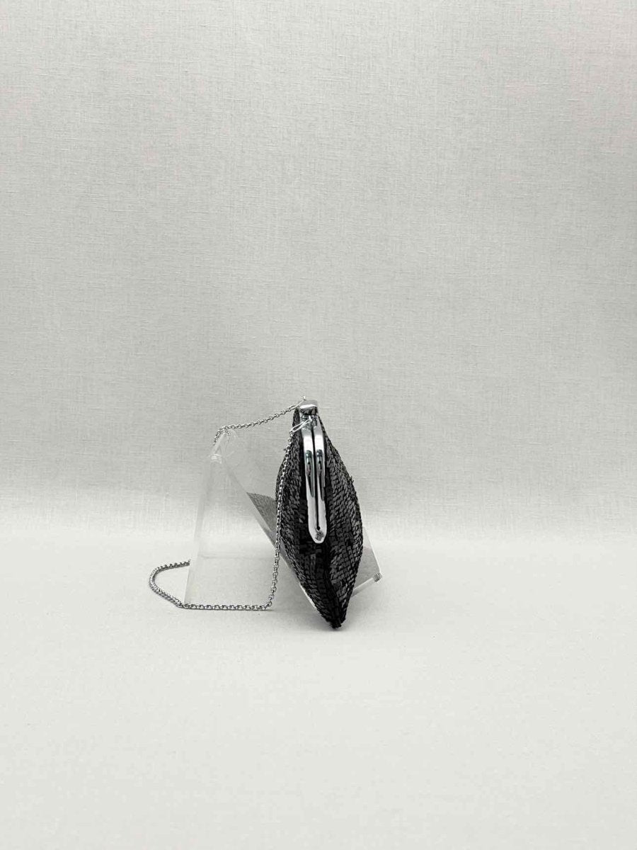 Pre-loved BCBG MAXAZRIA Black Clutch at Reems Closet