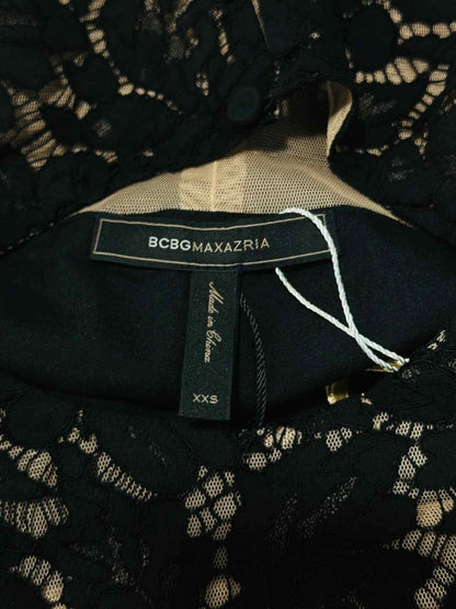 Pre - loved BCBG MAXAZRIA Black Knee Length Dress at Reems Closet