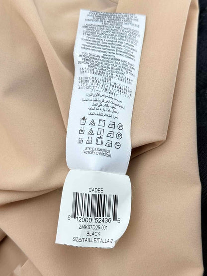 Pre - loved BCBG MAXAZRIA Black Size US 2 Short Dress at Reems Closet