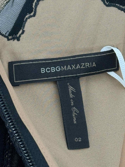 Pre - loved BCBG MAXAZRIA Black Size US 2 Short Dress at Reems Closet