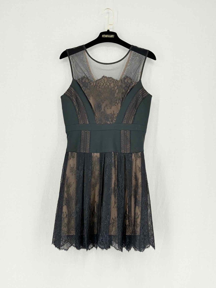 Pre - loved BCBG MAXAZRIA Black Size US 2 Short Dress at Reems Closet