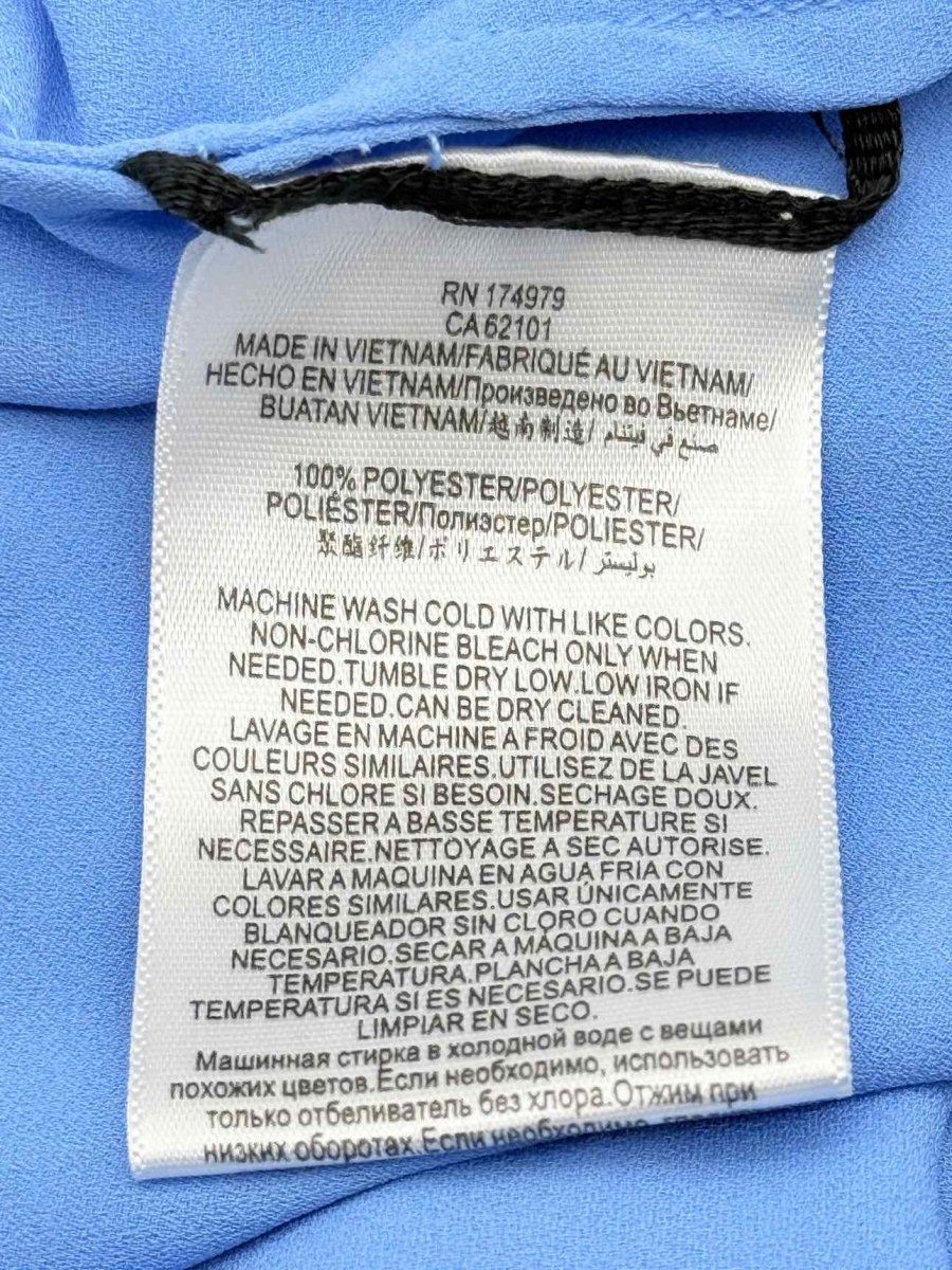 Pre-loved BCBG MAXAZRIA Blue & White Size US 4 Short Dress at Reems Closet