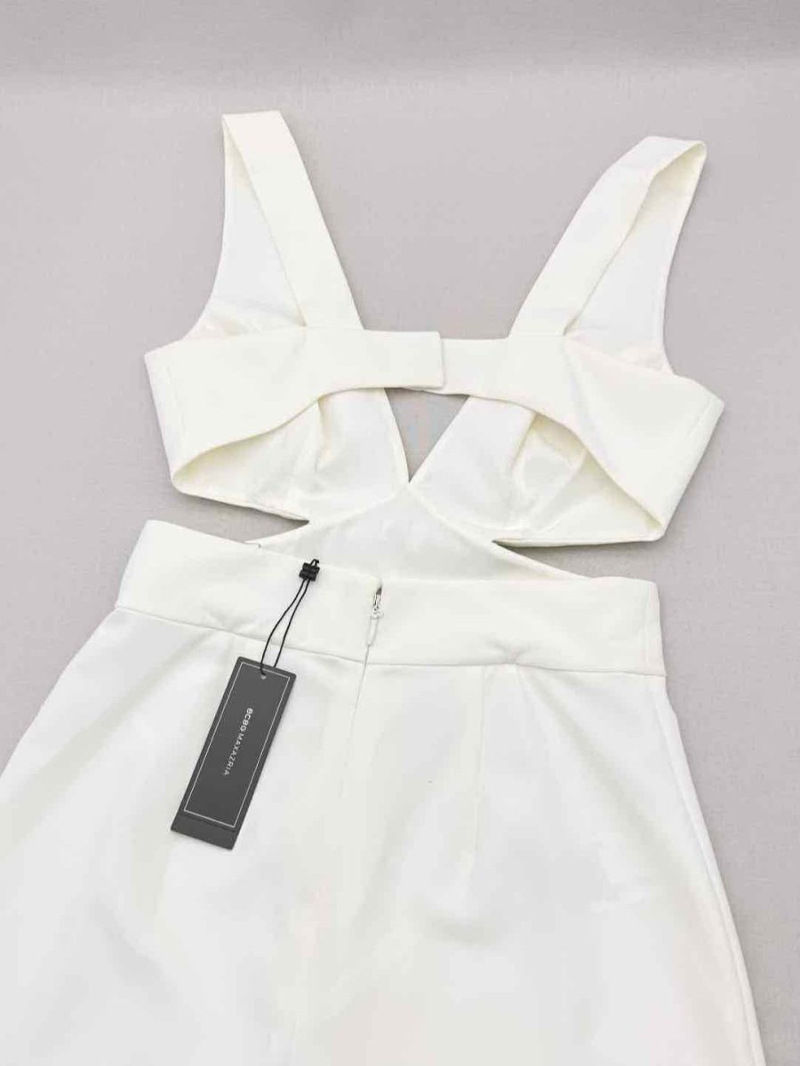 Pre-loved BCBG MAXAZRIA Off-white Size XSmall Jumpsuit at Reems Closet
