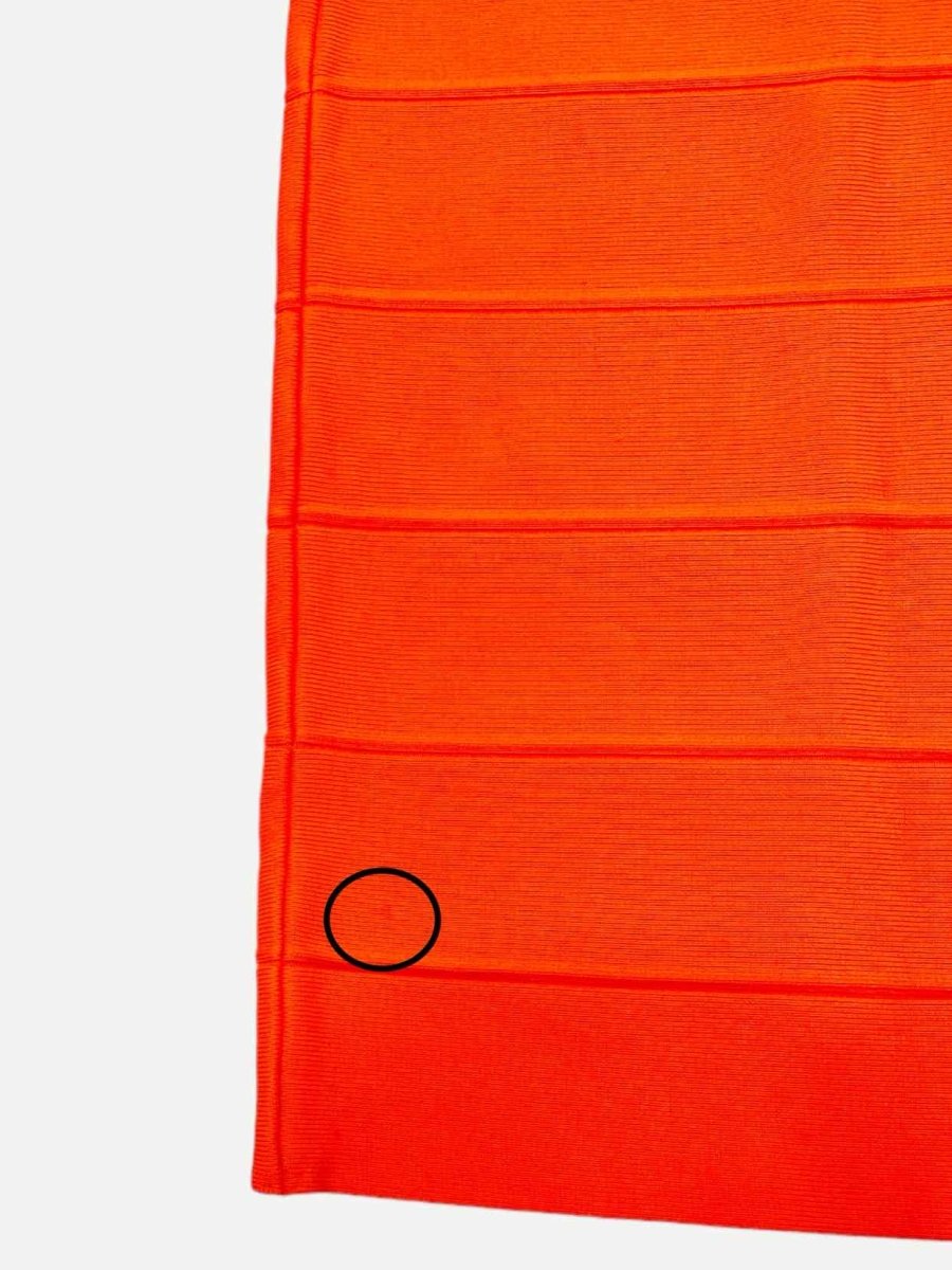 Pre - loved BCBG MAXAZRIA Orange Size XXSmall Knee Length Skirt at Reems Closet
