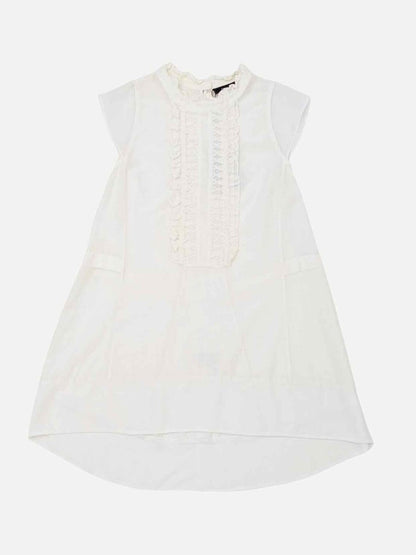 Pre - loved BCBG MAXAZRIA Sleeveless Off - white Top at Reems Closet