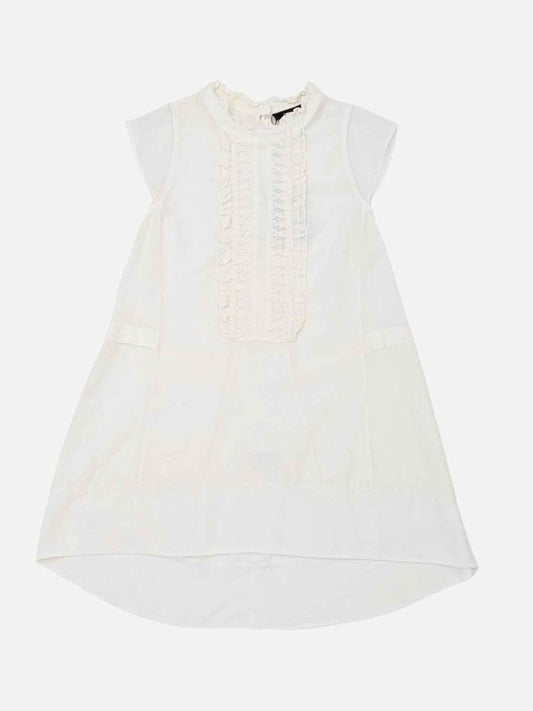 Pre - loved BCBG MAXAZRIA Sleeveless Off - white Top at Reems Closet