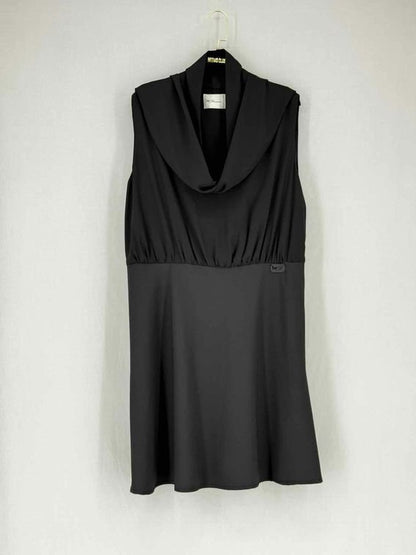 Pre - loved BE BLUMARINE Black Size US 12 Short Dress at Reems Closet