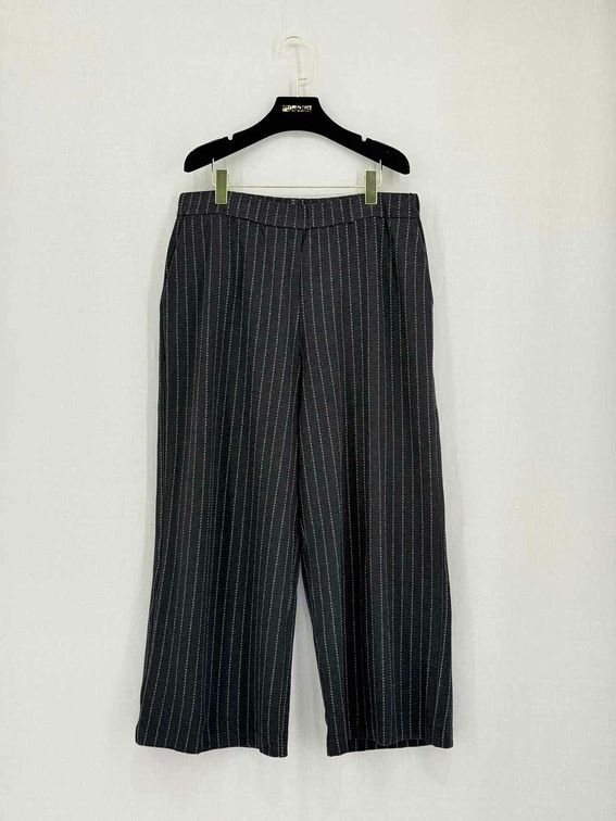 Pre-loved BEATRICE B Culottes Grey w/ White Size US 14 Pants at Reems Closet
