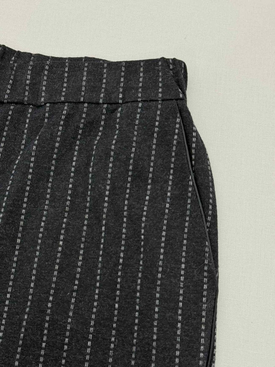 Pre-loved BEATRICE B Culottes Grey w/ White Size US 14 Pants at Reems Closet