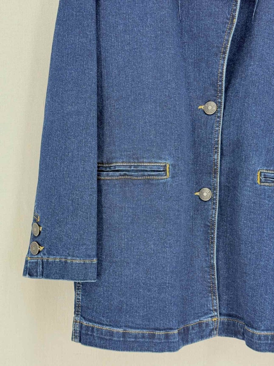 Pre-loved BEAUTY OMELLETE Blue Size Large Jacket at Reems Closet