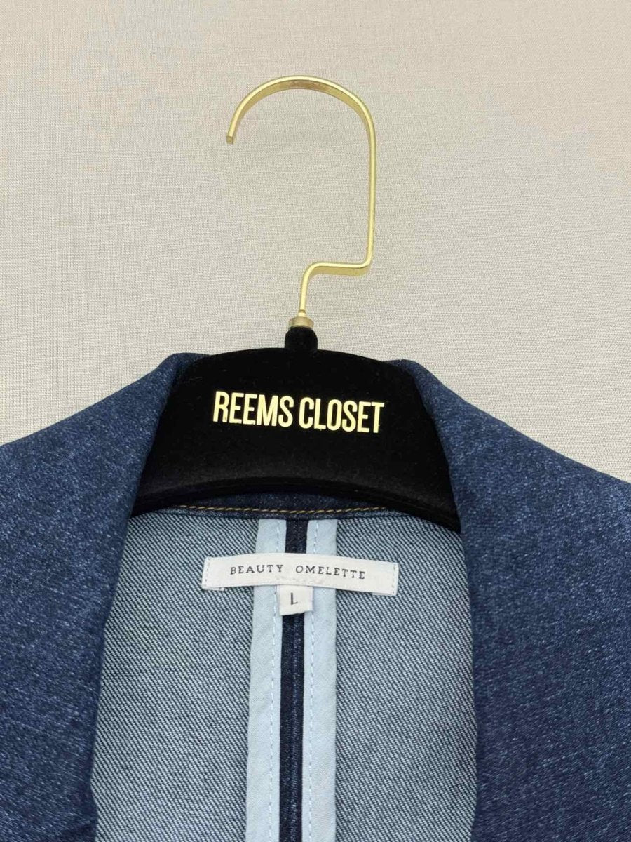 Pre-loved BEAUTY OMELLETE Blue Size Large Jacket at Reems Closet