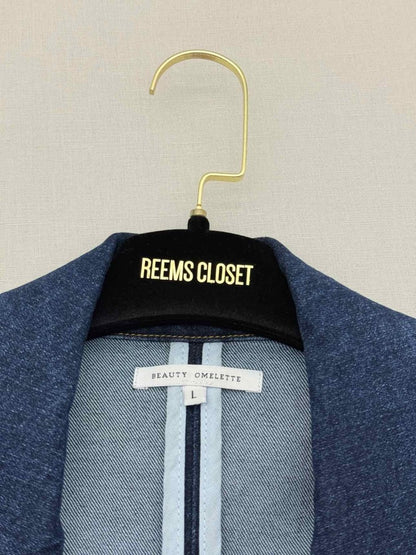 Pre-loved BEAUTY OMELLETE Blue Size Large Jacket at Reems Closet