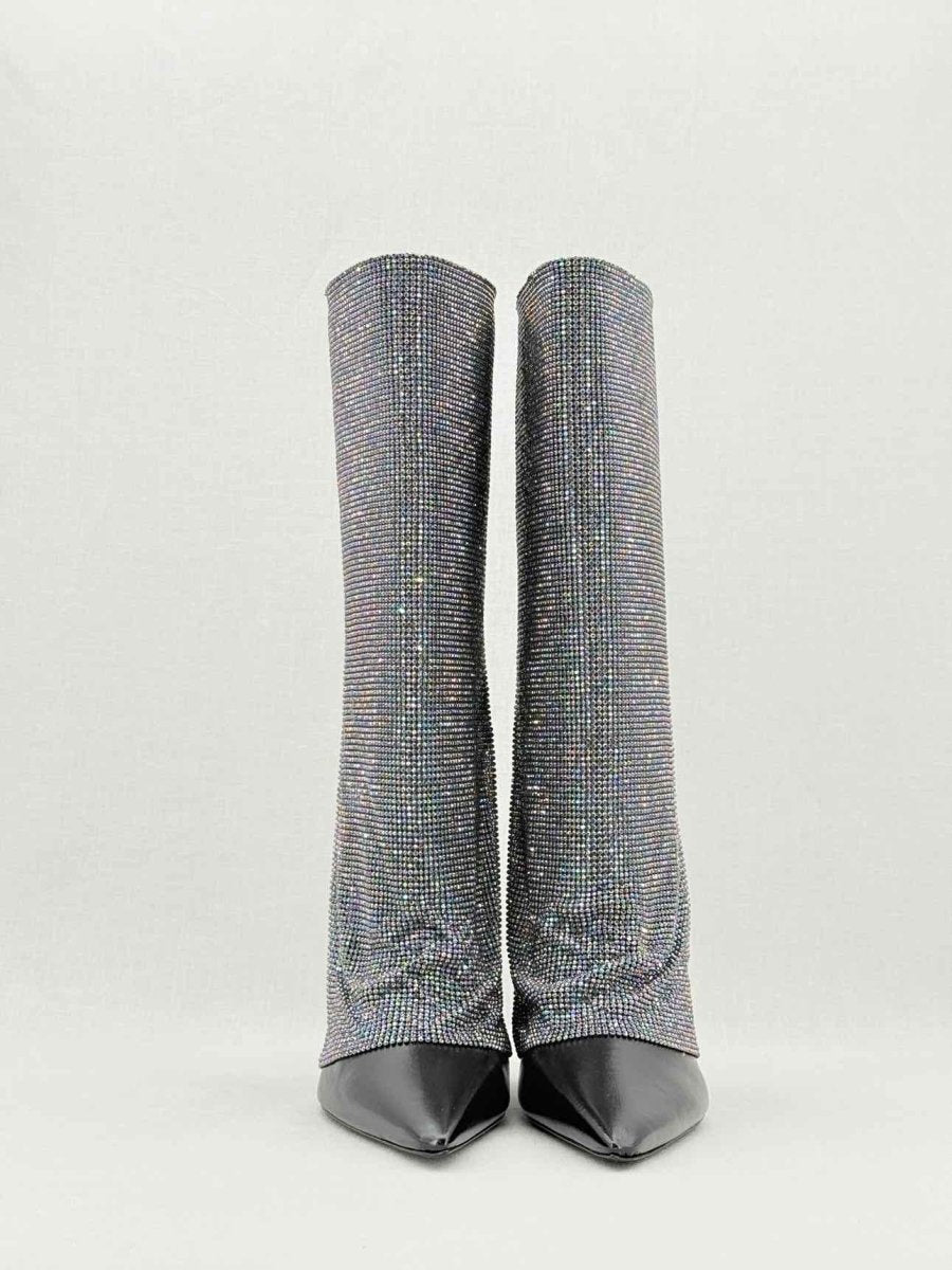 Pre - loved BENEDETTA BRUZZICHES Black Size EU 41 Knee High Boots at Reems Closet