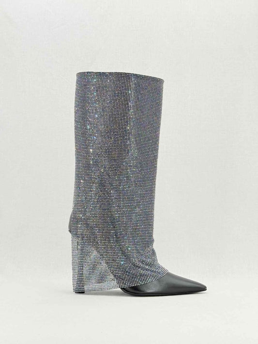 Pre - loved BENEDETTA BRUZZICHES Black Size EU 41 Knee High Boots at Reems Closet