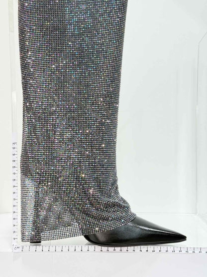 Pre - loved BENEDETTA BRUZZICHES Black Size EU 41 Knee High Boots at Reems Closet