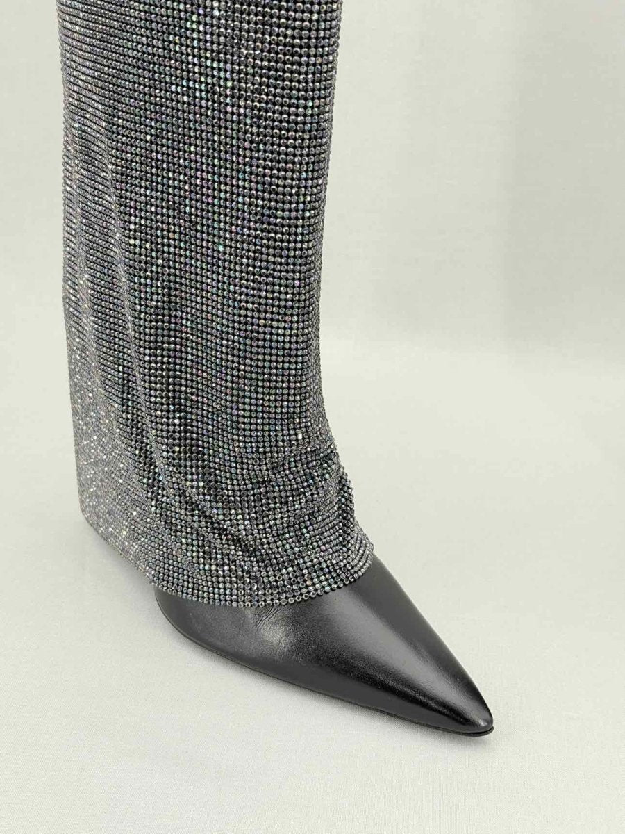Pre - loved BENEDETTA BRUZZICHES Black Size EU 41 Knee High Boots at Reems Closet