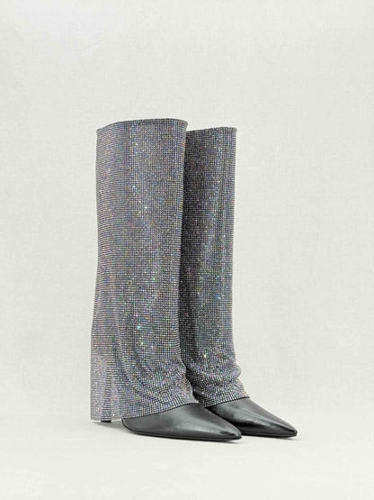 Pre - loved BENEDETTA BRUZZICHES Black Size EU 41 Knee High Boots at Reems Closet