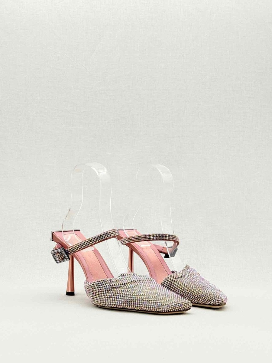 Pre - loved BENEDETTA BRUZZICHES Elena Pink Size EU 40 Mules at Reems Closet