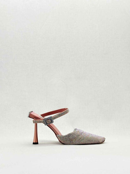 Pre - loved BENEDETTA BRUZZICHES Elena Pink Size EU 40 Mules at Reems Closet