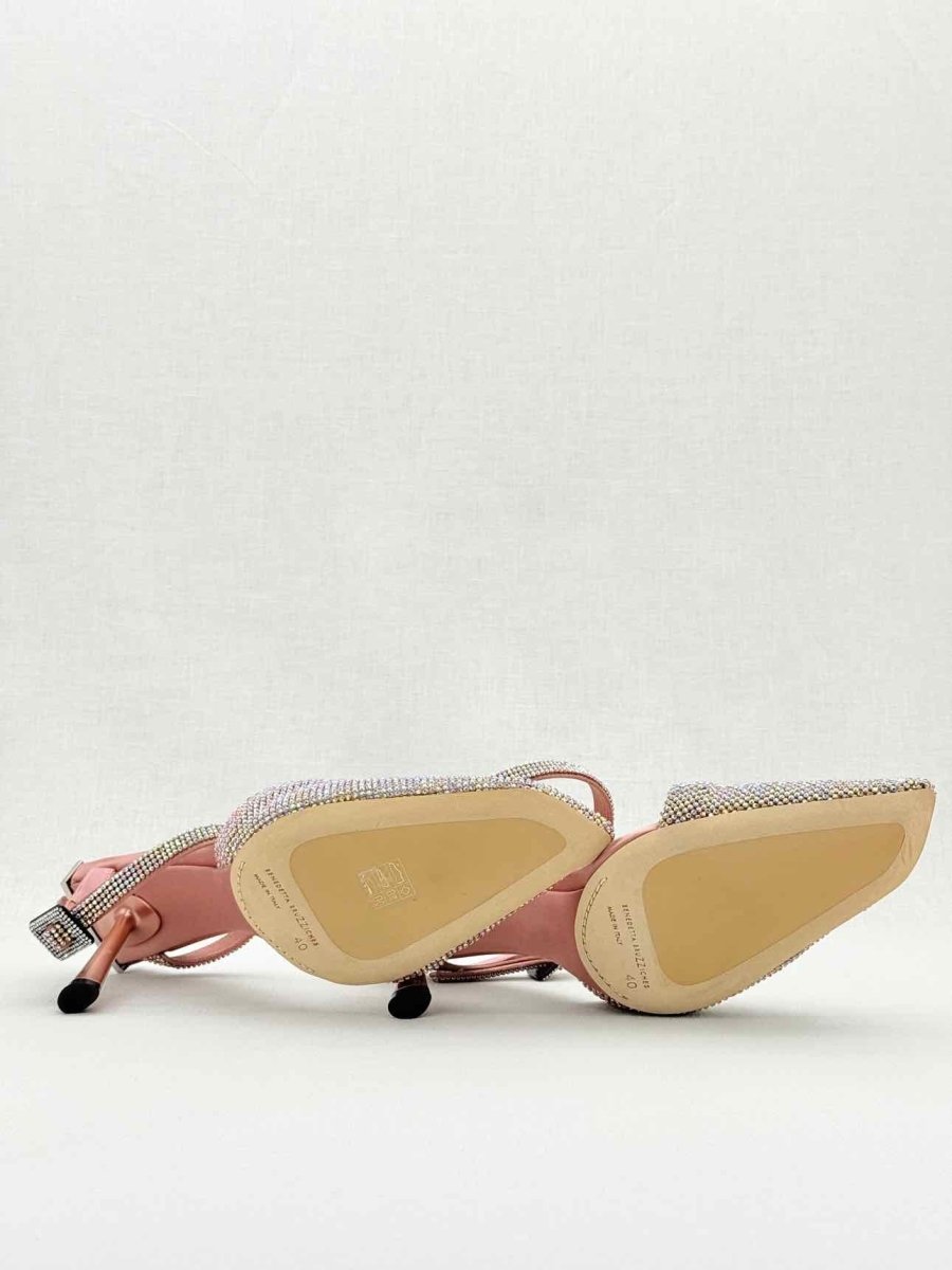 Pre - loved BENEDETTA BRUZZICHES Elena Pink Size EU 40 Mules at Reems Closet