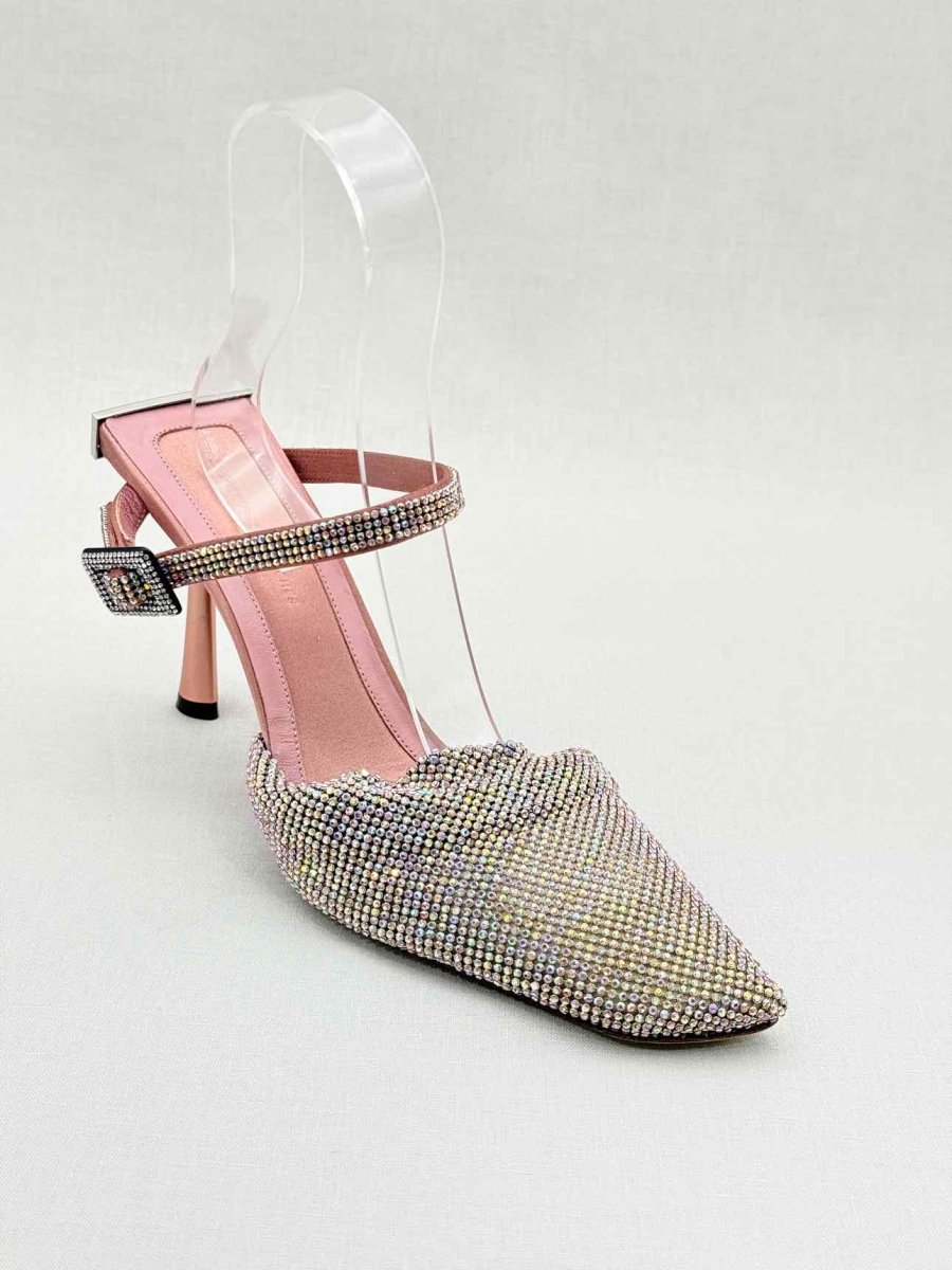 Pre - loved BENEDETTA BRUZZICHES Elena Pink Size EU 40 Mules at Reems Closet