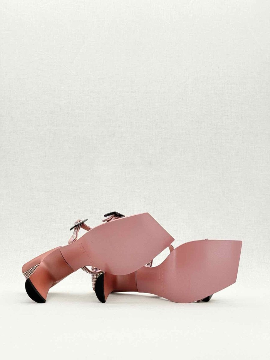 Pre - loved BENEDETTA BRUZZICHES Ewa Pink Size EU 39 Mules at Reems Closet