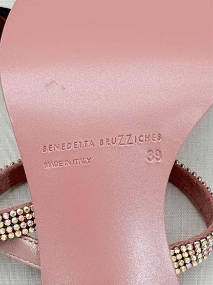 Pre - loved BENEDETTA BRUZZICHES Ewa Pink Size EU 39 Mules at Reems Closet
