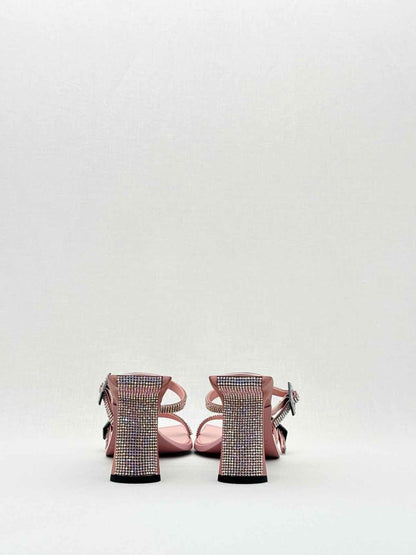 Pre - loved BENEDETTA BRUZZICHES Ewa Pink Size EU 39 Mules at Reems Closet