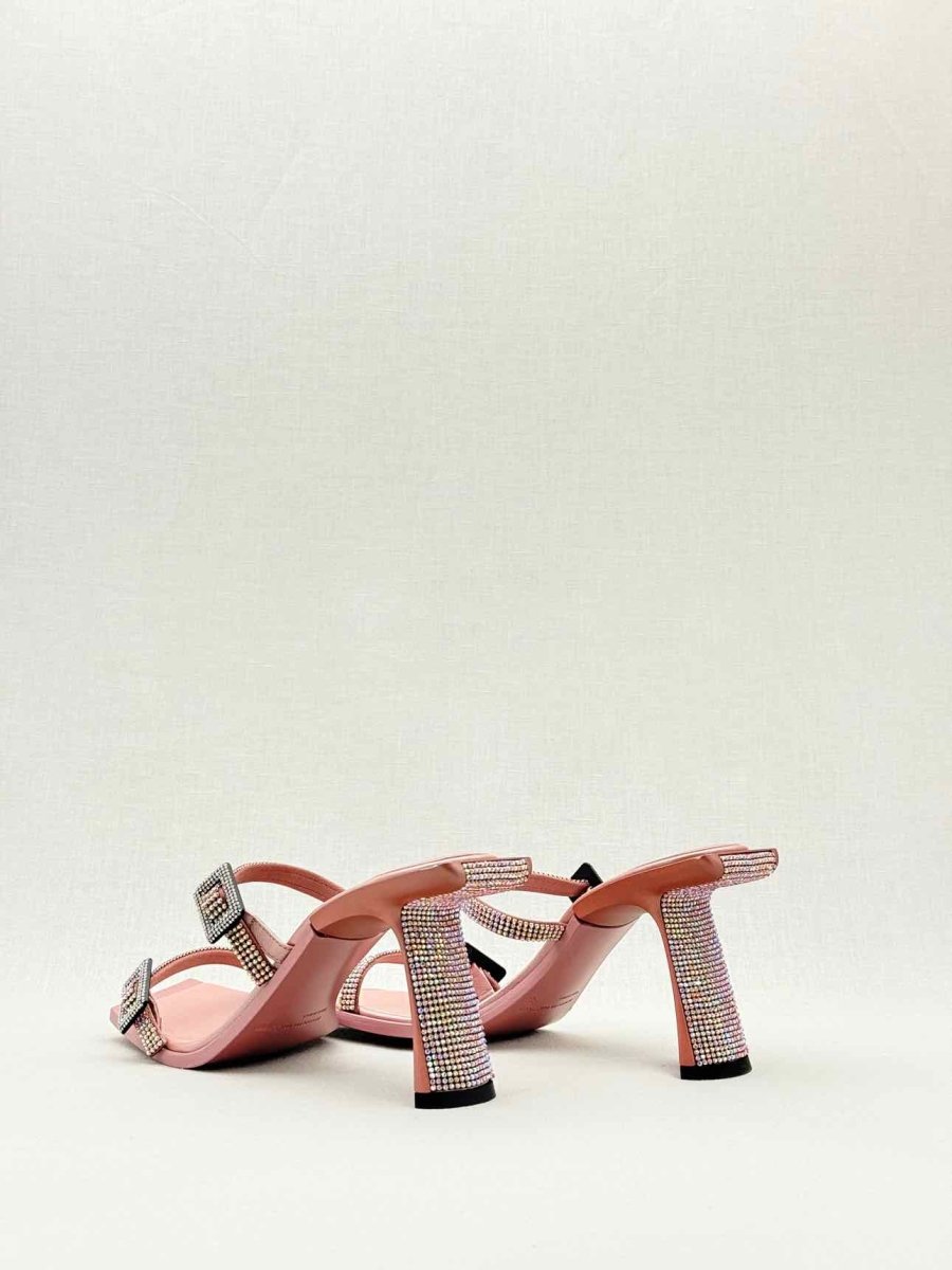 Pre - loved BENEDETTA BRUZZICHES Ewa Pink Size EU 39 Mules at Reems Closet
